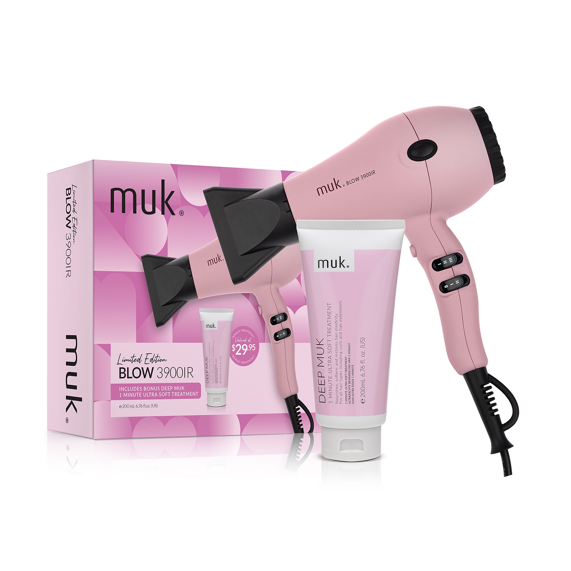 Pink muk Blow 3900IR Dryer Pack